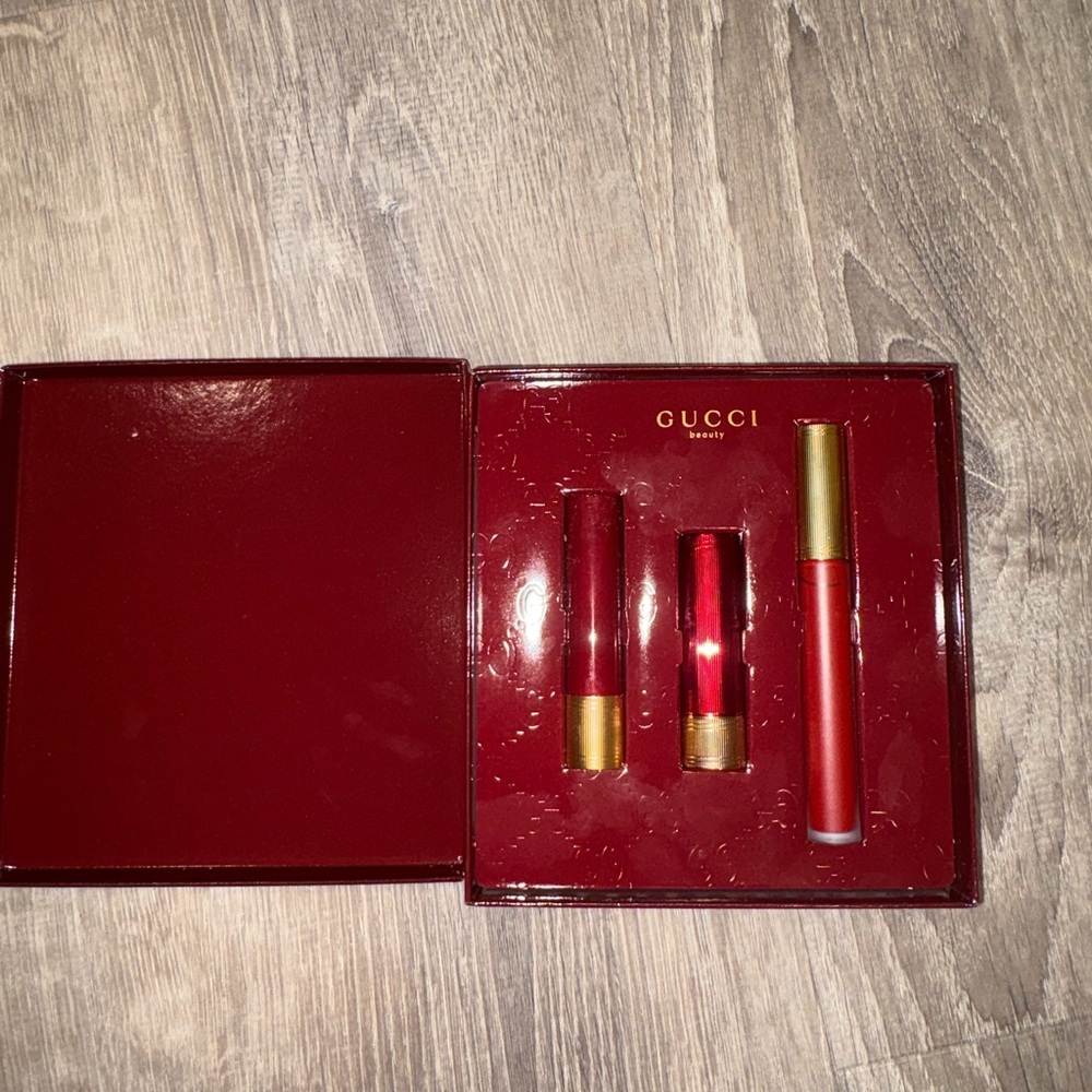 Gucci Beauty Red Lipstick Trio